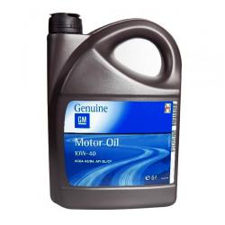 Моторное масло GM 10W-40, полусинтетическое, канистра 5 литров