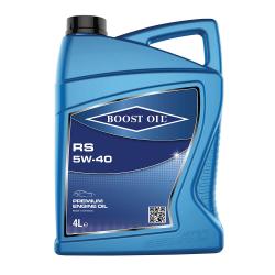 Моторное масло Boost Oil RS 5W-40 синтетическое, канистра 4 литра