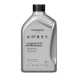 Моторное масло VAG Longlife III FE 0W-30, синтетическое, канистра 1 литр