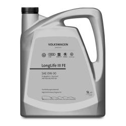 Моторное масло VAG Longlife III FE 0W-30, синтетическое, канистра 5 литров