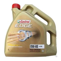 Моторное масло Castrol Edge 0W-40, синтетическое, канистра 4 литра