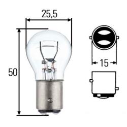 Лампа NARVA 24V 21/5W BAY15D: купить недорого в Кишиневе