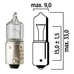 Лампа FLOSSER 12V 10W BA9s Mini-Halogen: купить недорого в Кишиневе