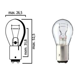Лампа FLOSSER 12V 21/4W BAZ15d: купить недорого в Кишиневе