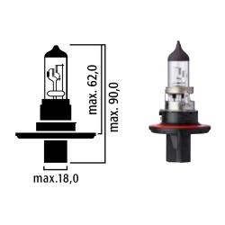 Лампа FLOSSER H13 12V 60/55W P26.4t: купить недорого в Кишиневе