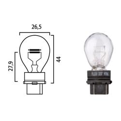 Лампа FLOSSER P27/7W 12V 27/7W W2.5x16q: купить недорого в Кишиневе