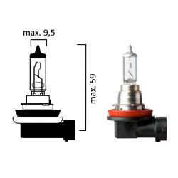 Лампа FLOSSER H16 12V 19W PGJ19-3: купить недорого в Кишиневе